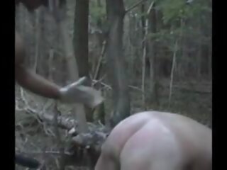 Whipped Fucked and Humiliated in the Woods: Free dirty video 69