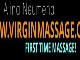 Bewitching Alina First Time Massage