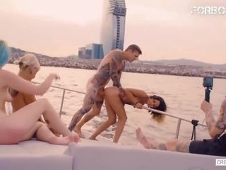 Petite Colombian Teen Scarlett Used And Abused On a Yacht xxx clip shows