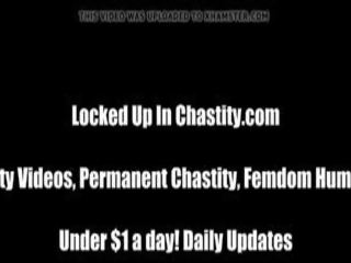 We will Lock You in a Chastity Device for Life: HD sex cc