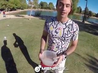 MenPOV Outdoor picnic opens to POV fuck