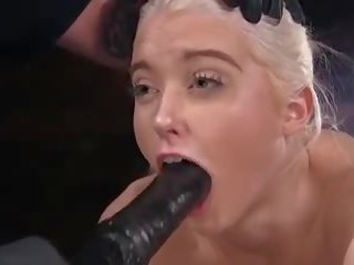 Young Blonde strumpet in Diabolical Device Bondage: HD adult movie 0d