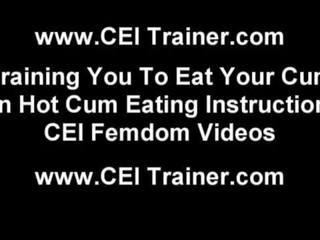 I hope you like eating your own gorgeous cum CEI